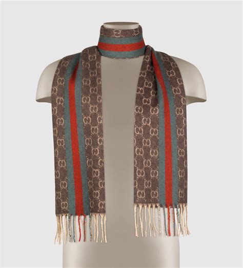 gucci cashmere scarf men|Gucci cashmere shawl.